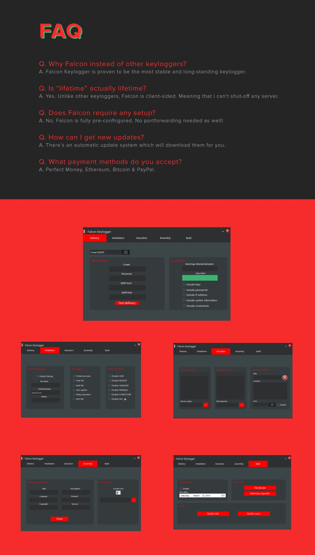 Falcon Keylogger Screenshot 2